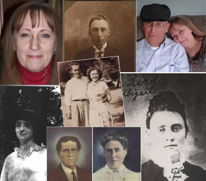 Bonnie Ladd-Sullivan and some of her Ladd ancestors